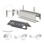 CAJA DE LUZ LED GRANDE CON PERFIL DELGADO DW90 MEDIDA 90 CM X 600 CM. / CLG-360