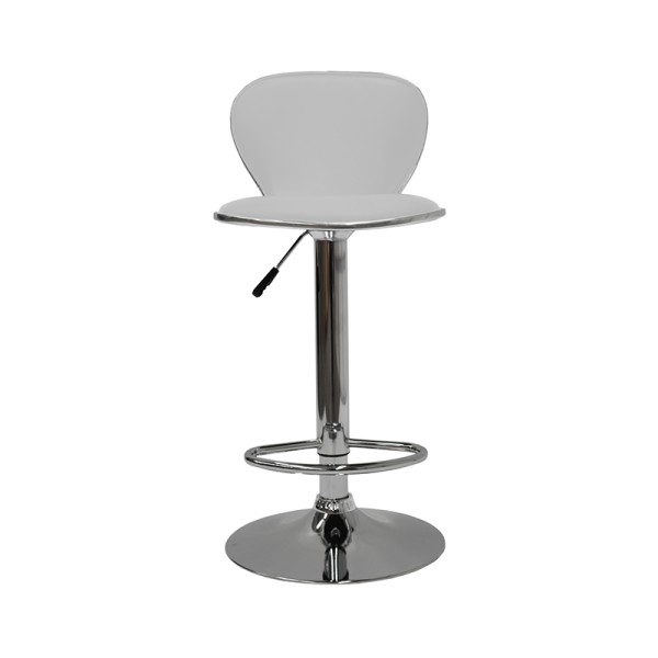 BANCO ALTURA AJUSTABLE CON RESPALDO MODELO 501S COLOR BLANCO | 252-501S-B