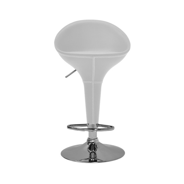 BANCO ALTURA AJUSTABLE CON RESPALDO MODELO 502S COLOR BLANCO | 252-502S-B