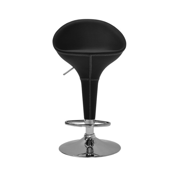 BANCO ALTURA AJUSTABLE CON RESPALDO MODELO 502S COLOR NEGRO | 252-502S-N