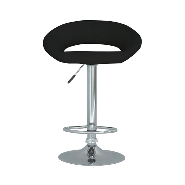 BANCO ALTURA AJUSTABLE CON RESPALDO MODELO 503S COLOR NEGRO | 252-503S-N