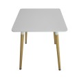 MESA CUADRADA MODELO 301D COLOR BLANCO | 251-301D-B