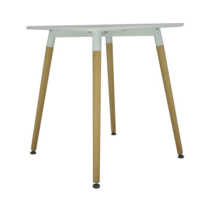 MESA CUADRADA MODELO 301D COLOR BLANCO | 251-301D-B