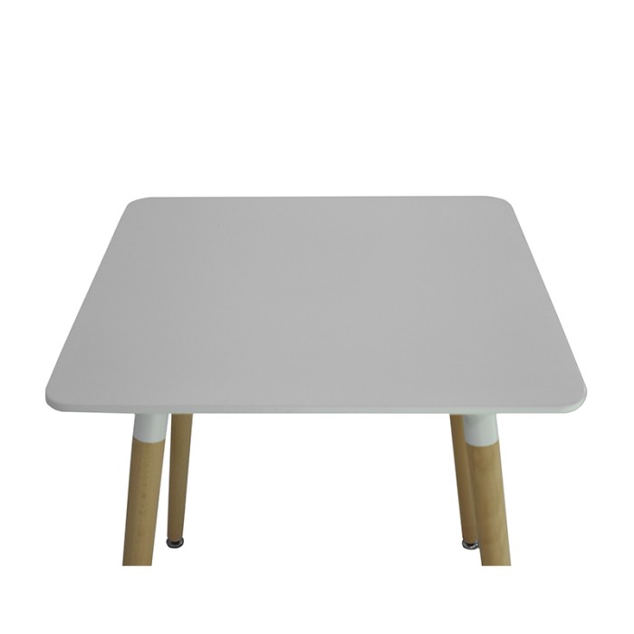 MESA CUADRADA MODELO 301D COLOR BLANCO | 251-301D-B