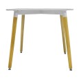 MESA CUADRADA MODELO 302D COLOR BLANCO | 251-302D-B
