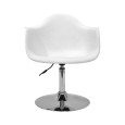 SILLA ALTURA AJUSTABLE MODELO 814P B COLOR BLANCO | 252-814P-B