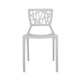 SILLA CON RESPALDO MODELO 604P COLOR BLANCO | 252-604P-B