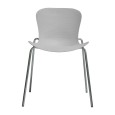 SILLA CON RESPALDO MODELO 804P B COLOR BLANCO | 252-804P-B