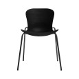 SILLA CON RESPALDO MODELO 804P N COLOR NEGRO | 252-804P-N