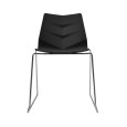 SILLA CON RESPALDO MODELO 806P N COLOR NEGRO | 252-806P-N