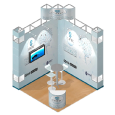 STAND DISEÑO SISTEMA EXPOCUBO 3 X 3 M. | 226-100E(02)