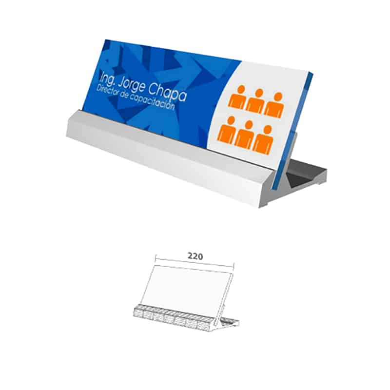 ESCRITORIO PEDESTAL PLANO 100 X 220 MM. | 323B-320 - Image 1