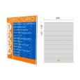 RÓTULO DE PARED PLANO LP124 400 X 124 X 62 MM. | 321B-420