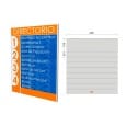 RÓTULO DE PARED PLANO LP155 600 X 155 X 62 MM. | 321B-610