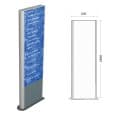 TÓTEM MONOLITO PLANO 600 X 1800 MM. | 328C-180