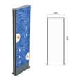 TÓTEM MONOLITO PLANO HF30 600 X 1800 MM. | 328A-250