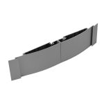 PERFIL DE ALUMINIO FRENTE CURVO K224 ALERÓN TRAMO DE 6 M. | 391-K224-T2-6000 - Image 2