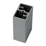 PERFIL DE ALUMINIO FRENTE CURVO K3020 ESPACIADOR TRAMO DE 6 M. | 391-PS2030-T-6000 - Image 3