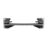 PERFIL DE ALUMINIO FRENTE PLANO LP31A TRAMO DE 6 M. | 392-LP31A-T-6000