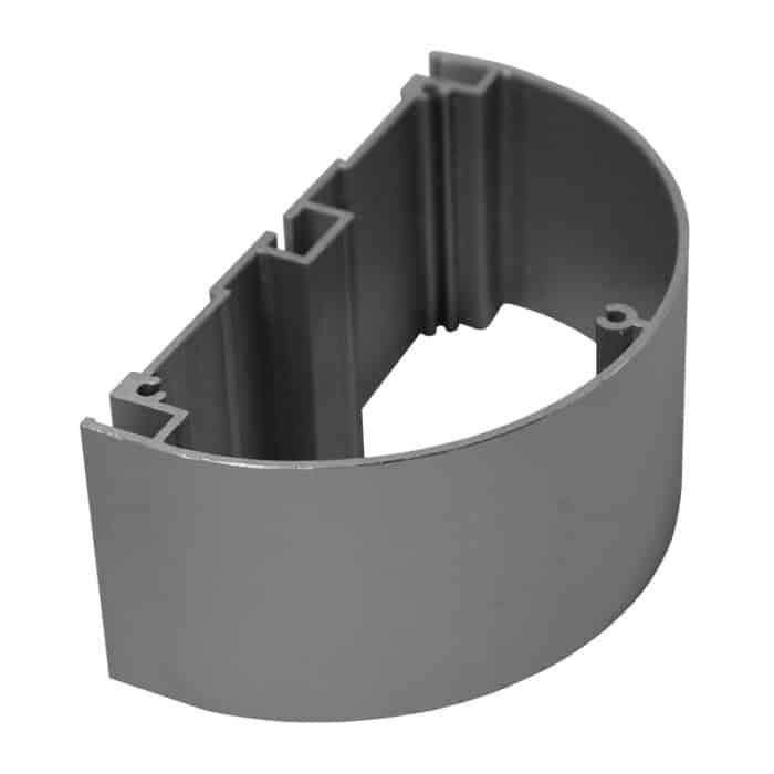 PERFIL DE ALUMINIO HY120 FRENTE CURVO 6 M. | 391-HY120-T-6000 - Image 2