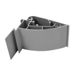 PERFIL DE ALUMINIO PARA BIG FRAMELESS YH9066B TRAMO DE 6 M. | 394-YH9066B-T-6100 - Image 2