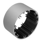 POSTE DE ALUMINIO FRENTE PLANO P100 TRAMO DE 6 M. | 392-P100-T2-6000 - Image 2