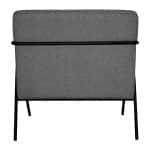 SILLÓN INDIVIDUAL DE TELA COLOR GRIS OBSCURO | 253-909T-G2 - Image 5