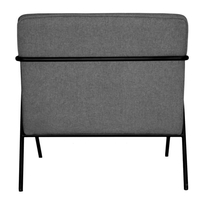 SILLÓN INDIVIDUAL DE TELA COLOR GRIS OBSCURO | 253-909T-G2 - Image 5