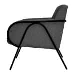 SILLÓN INDIVIDUAL DE TELA COLOR GRIS OBSCURO | 253-909T-G2 - Image 6