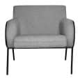 SILLÓN INDIVIDUAL DE TELA COLOR GRIS CLARO | 253-909T-G