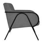 SILLÓN INDIVIDUAL DE TELA COLOR GRIS CLARO | 253-909T-G - Image 3