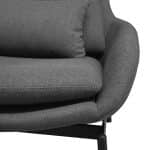 SILLÓN INDIVIDUAL DE TELA COLOR GRIS | 253-908T-G - Image 2