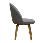 SILLA DE MADERA CON TELA MODELO TG2297 COLOR GRIS | 252-712T-G - Image 4