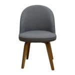 SILLA DE MADERA CON TELA MODELO TG2297 COLOR GRIS | 252-712T-G