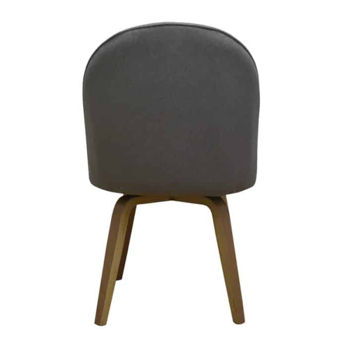 SILLA DE MADERA CON TELA MODELO TG2297 COLOR GRIS | 252-712T-G - Image 5