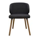 SILLA DE MADERA CON TELA TG2201-2 COLOR GRIS | 252-714T-G