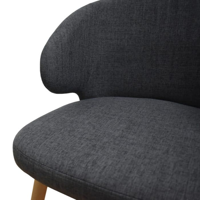 SILLA DE MADERA CON TELA TG2201-2 COLOR GRIS | 252-714T-G - Image 6