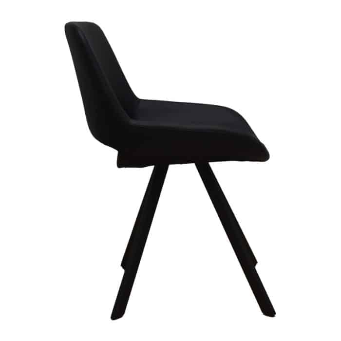 SILLA DE PIEL SINTÉTICA MTG2320-15 COLOR NEGRO | 252-713S-N - Image 4