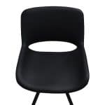 SILLA DE PIEL SINTÉTICA MTG2320-15 COLOR NEGRO | 252-713S-N - Image 2