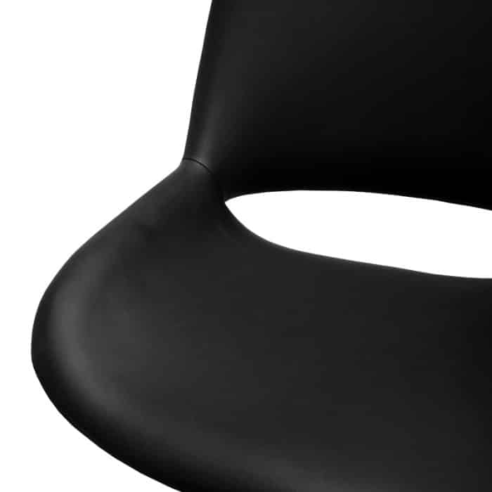 SILLA DE PIEL SINTÉTICA MTG2320-15 COLOR NEGRO | 252-713S-N - Image 6