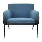 SILLÓN INDIVIDUAL DE TELA COLOR AZUL | 253-909T-A