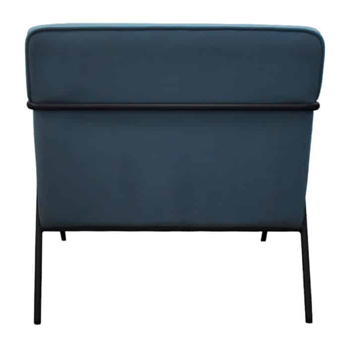 SILLÓN INDIVIDUAL DE TELA COLOR AZUL | 253-909T-A - Image 5